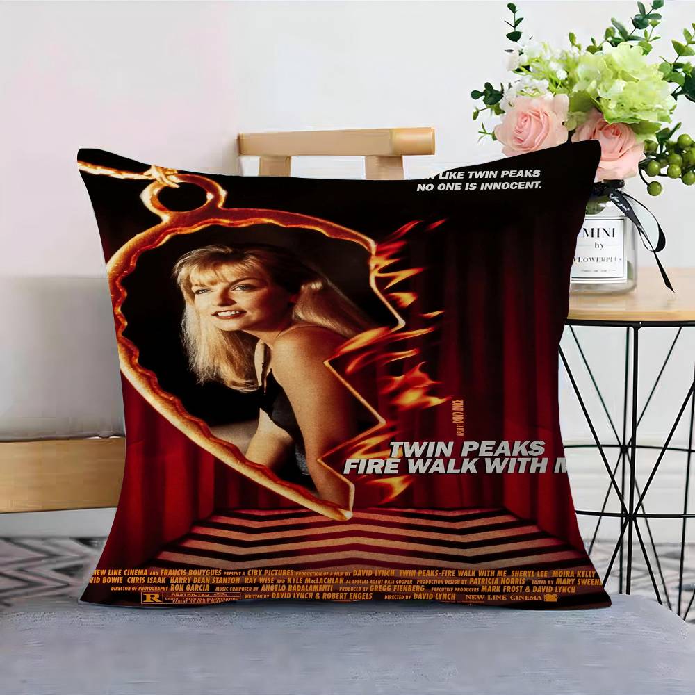 Twin Peaks Tv Series Shows Anime Lucky Dragon Pillow Cover Sofa Cushion Cover Home Room Decoration Children Gift