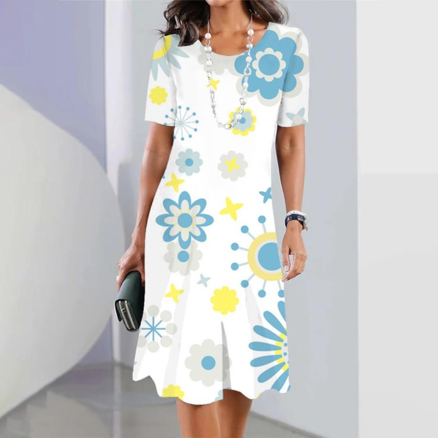 Robe D’Été Longue Oversize Femme – Imprimé Tête De Mort Florale, Sans Manches, Style Boho Chic Maxi Robe