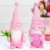 Grens Overschrijdende Moederdag Gezichtsloze Poppen Ornamenten - Schattige Kabouter, Rudolph en Tulp Hart Festival Cadeaus.