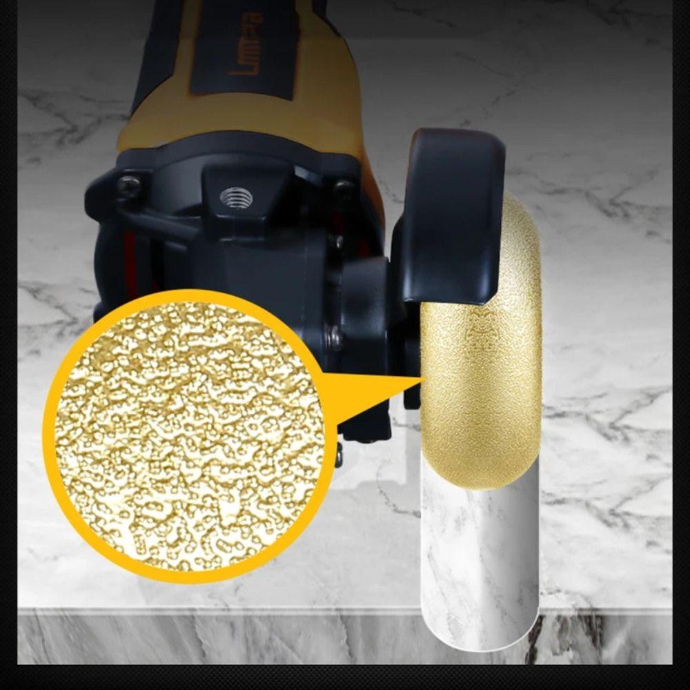Vacuum Brazed Grinding Wheel Marble Edging Grinding Head Edge Profile Grinding Disc  Angle Grinder