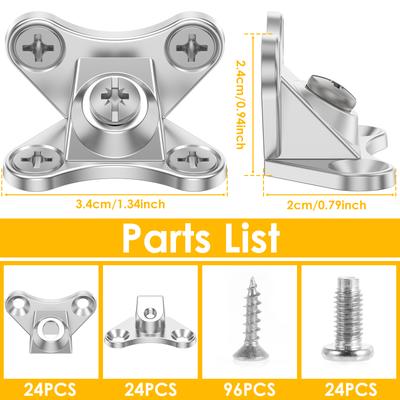 Accesorios y piezas para muebles – Grapas angulares