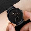 Top Luxury Men's Watches Dial Man Sports Watches Simple Black Leather Electronic Male Wrist Timepiece Gifts Fashion And Casual