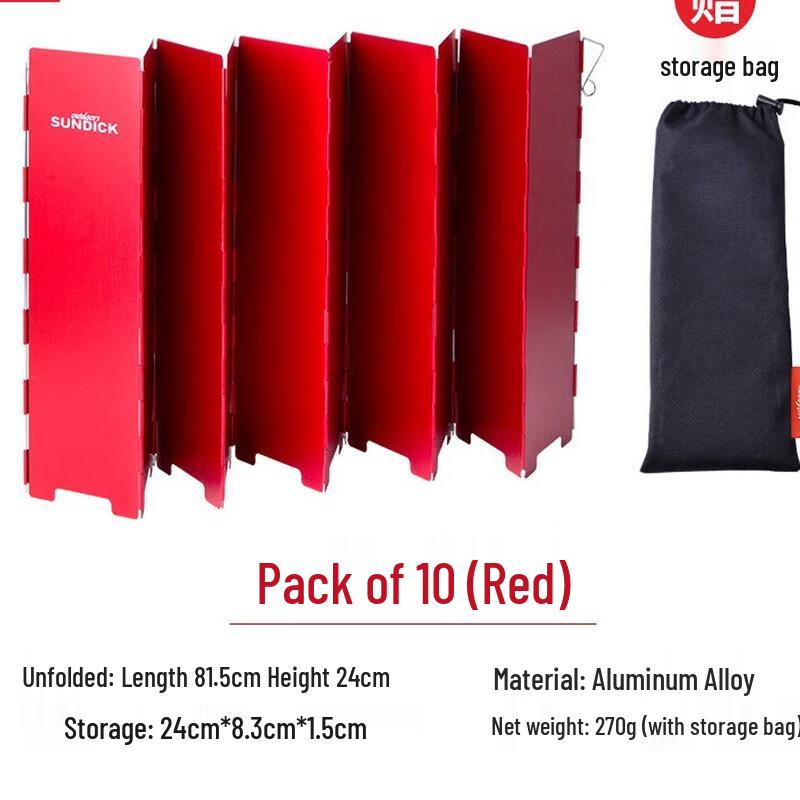 Folding Aluminum Alloy Camping Stove Windshield