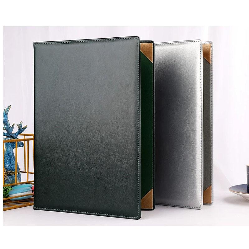 White Silver Red Blue Dark Green A4 Display Folder For Certificate Honor Contract