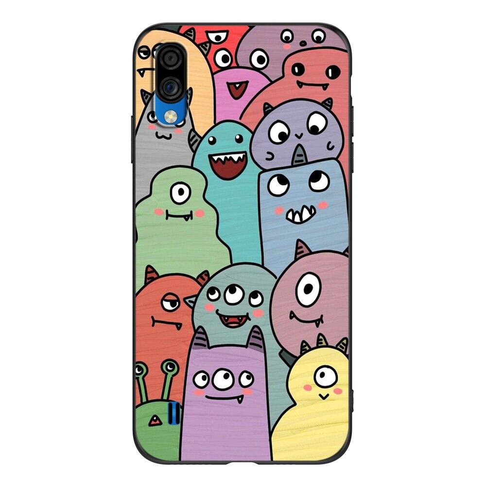 Hülle für ZTE Blade A5 2020 Hülle Handy-Rückseite Hülle Schwarze TPU-Hülle süß lustig