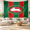 South Sydney Rabbitohs Wall Tapestry, Soft Fabric Wall Hanging, Decorative Backdrop For Bedroom Home Wall Art