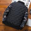Men's Korean Style Baseball Collar Down Cotton Jacket - Thick Warm Short Casual Fashion Coat