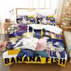 Anime Banana Fish Bettwäsche-Set Bettbezug Bettset Bettbezug Kissenbezug Bettdecke King Queen Size Jungen Erwachsene Bettwäsche-Set