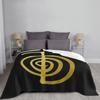 Reiki guarigione CHO KU REI Il Simbolo del Potere elemento spirituale dorato Coperta da Lancio Termica per Letto Designer Retrò Coperte