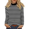 Women's Daily Casual Long Sleeve Mid Collar Top
