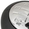 Renault Clio III 05-09 Gear Shift Knob 6-Speed, Black & Chrome, Chrome Diagram