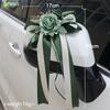 1/2/4 Stück Künstliche Blumen Dekoration Außen Auto Spiegel Tür Romantisches Blumen Hochzeitsband Künstliche Blume Deko Zubehör Valentinstag