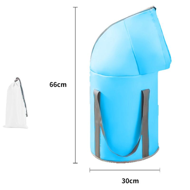 Foldable Foot Bath Bucket Portable Soaking Basin With Carry Handles Thickened Fabric For Home Spa Foot Wash And Daily Relaxation Use