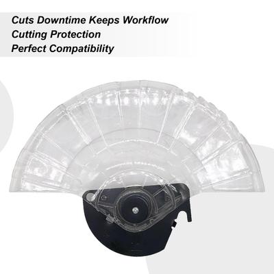 Dustproof Grinder Guard Angle Grinder Saw Guard 10-inch Transparent Hood Aluminum Saw Accessories For Woodworking Carpentry Wood