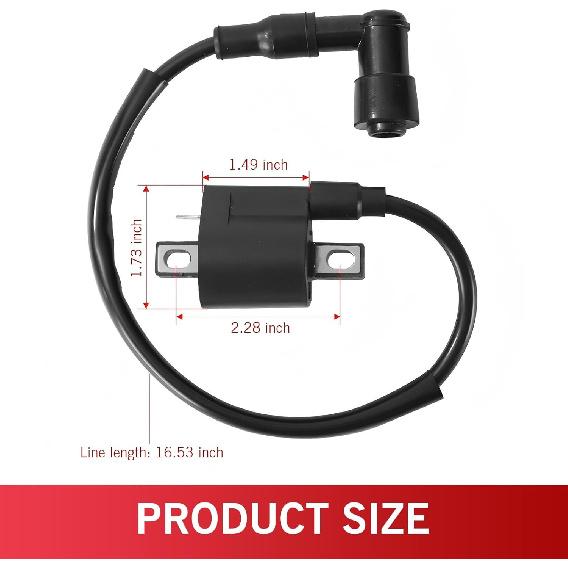 Ignition Coil, 125cc Dirt Bike Ignition Coil, Compatible with 125cc 150cc 20