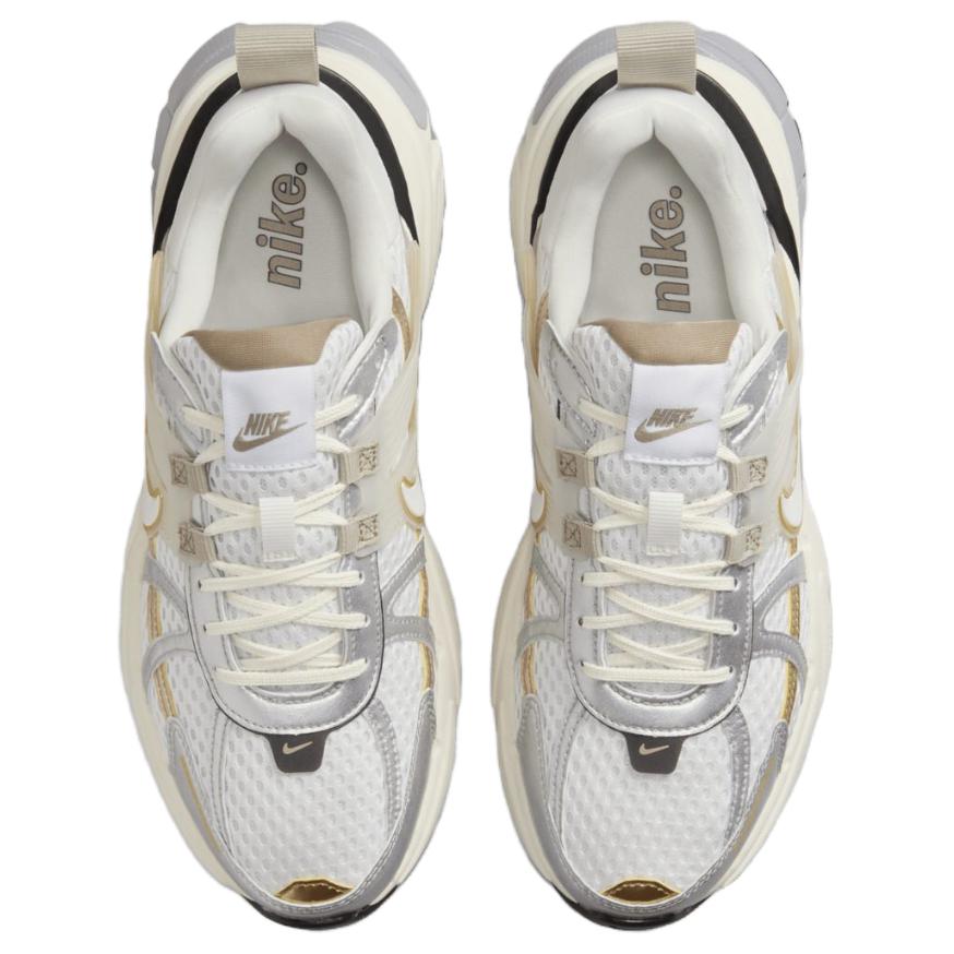 Novo Nike V2K Run Cáqui Prata Metálico Feminino HJ7245-100