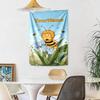 Biene Maja Custom Your Name Wall Decor Tapestry Art For Pet Memorial Birthdaywedding Party Backdrop Family Gift