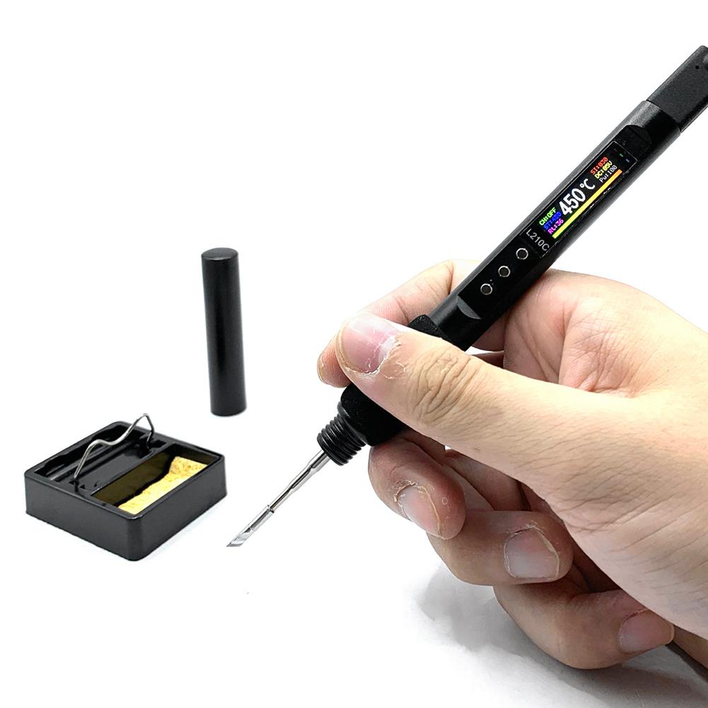 PD100W Digital Smart Soldering Iron Adjustable Temperature Electric Soldering Irons Fast Heat Electric Solder Iron Repair Tools