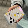 The all-in-one key phone case is compatible with Apple 17/16/15/14 transparent, 17 Pro Max, yellow star, and 16 Pro soft