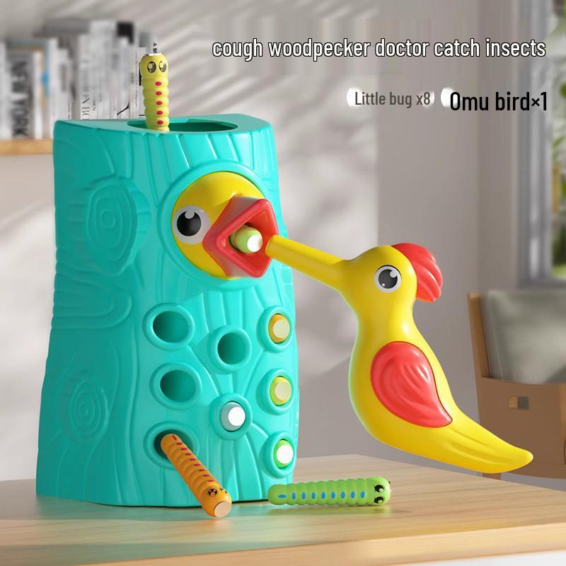 Early Education Worm-Catching Toy for Kids Ages 1-4