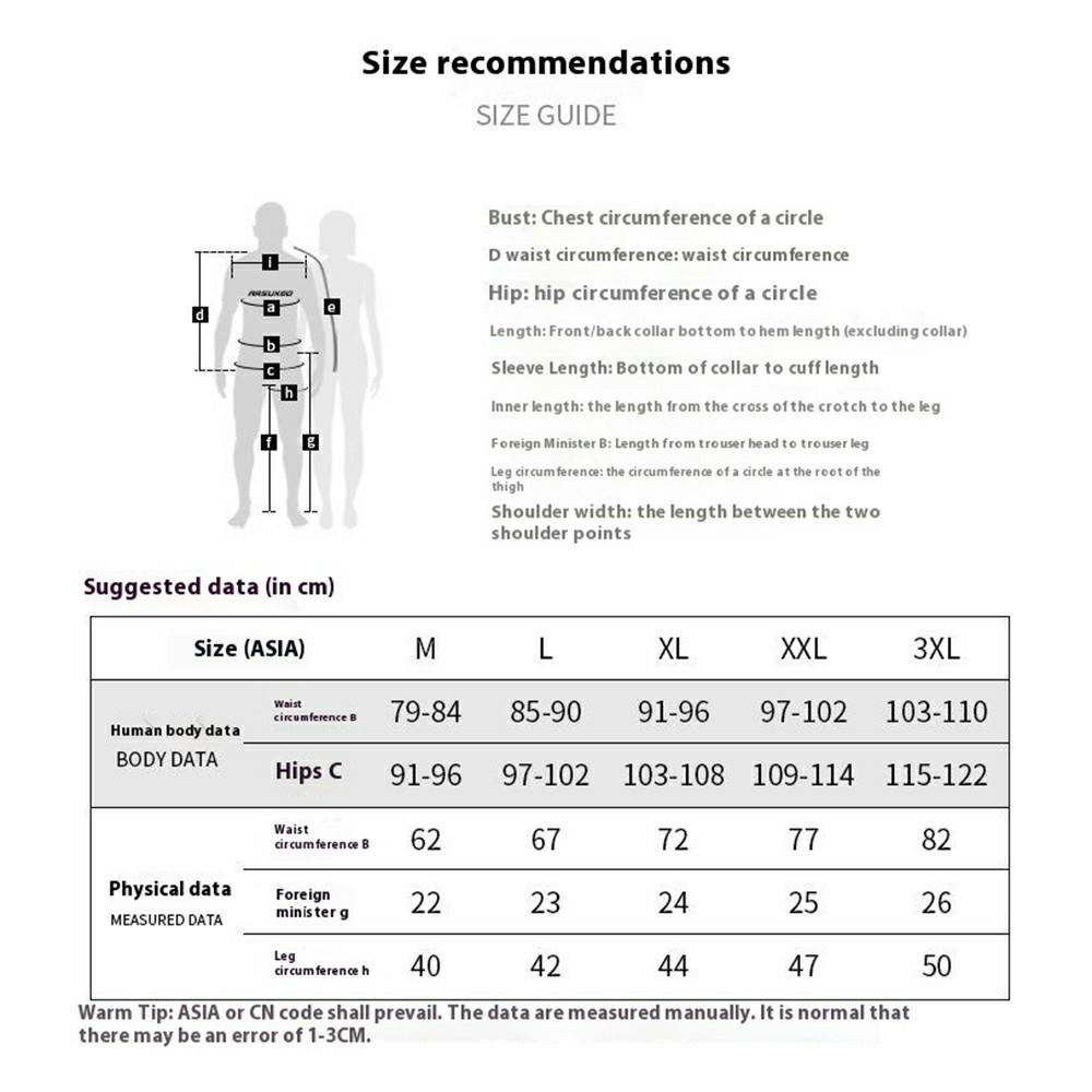 ARSUXEO 001C Outdoor Cycling Shorts Padded Breathable Quick Dry Bike Riding Boxer Briefs - Asian Size M (European Size S)