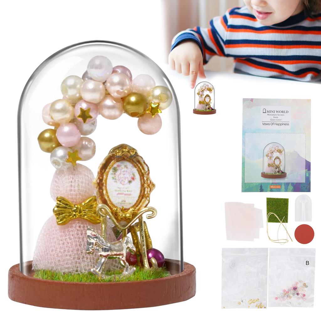 DIY Puppenhaus Simulation Miniatur Holzmodell Dekoration für Kinder Mädchen GeschenkeMINI001
