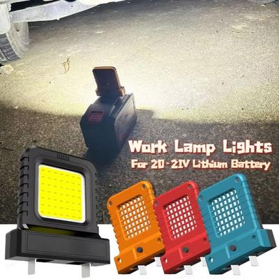 Verstellbare LED-Arbeitsleuchte Universelle Lithium-Batterie-Lampe 18V-21V Li-Ionen-Akku