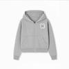 Casual Velvet Men's Print Zipper Sweater High Street Hip Hop Rap Street American Men's and Women's Coat Sweater