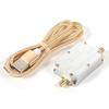 RF Signal Amplifier 1M-2GHz, 32DB, High Flatness Low Noise Aluminum for FM Radio Receivers