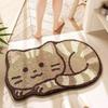 Adorable Imitation Cashmere Absorbent Bathroom Mat Carpet for Bedroom & Toilet