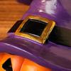 Indoor Outdoor Halloween Pumpkin Ornament Witch Hat Design Retro Cute Pumpkin Figurine Table Festival Decoration