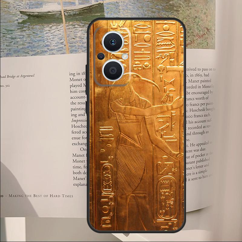

Ancient Egypt Cuneiform Cover For OPPO Reno 11F 12F 13F 14F 10 11 12 13 14 Pro 7 8 Lite OPPO Find X6 X8 X9 Pro Case OPPO Reno13