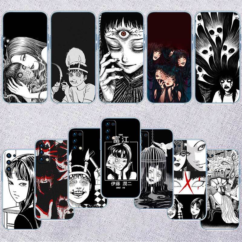 Junji Ito Tomie Phone Case for Motorola G14 G15 G24 G30 G31 G32 G34 G41 G42 G51 G52 G50 G60S G60 G62 G72 G71 G73 G84 G85 G200 E32