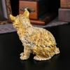 Meow Jewelry Box Metal Home Ornament Inlaid Jewelry Box Flip Dust-proof Earrings Ring Storage Box Jewelry Box
