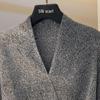 Women's V-Neck Shimmer Knit Pullover