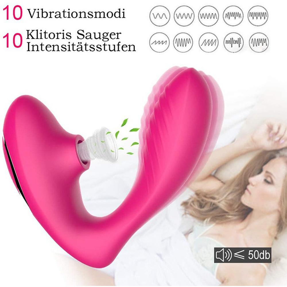 Klitoris-Saugvibrator 20 Modi G-Punkt-Stimulator Tragbares Sexspielzeug für Frauen Orale Klitoris-Saugvorrichtung Erotisches Erwachsenenspielzeug