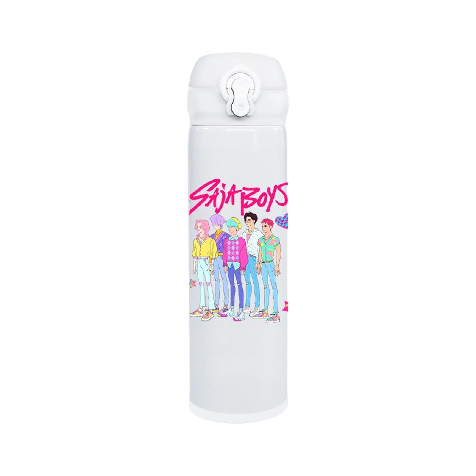 

500 мл Кружка-термос из нержавеющей стали, автомобильная кружка One Size белый