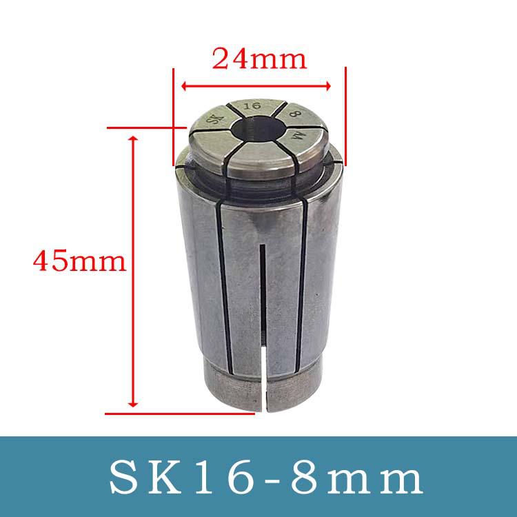 High Precision CNC Engraving Machine Tool Holder NBT30/SK10/16 with Dynamic Balance and Collet Wrench