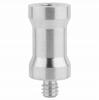 Adapter sleeve tripod reduction 1/4" to 1/4" aluminum for 32 mm tripod