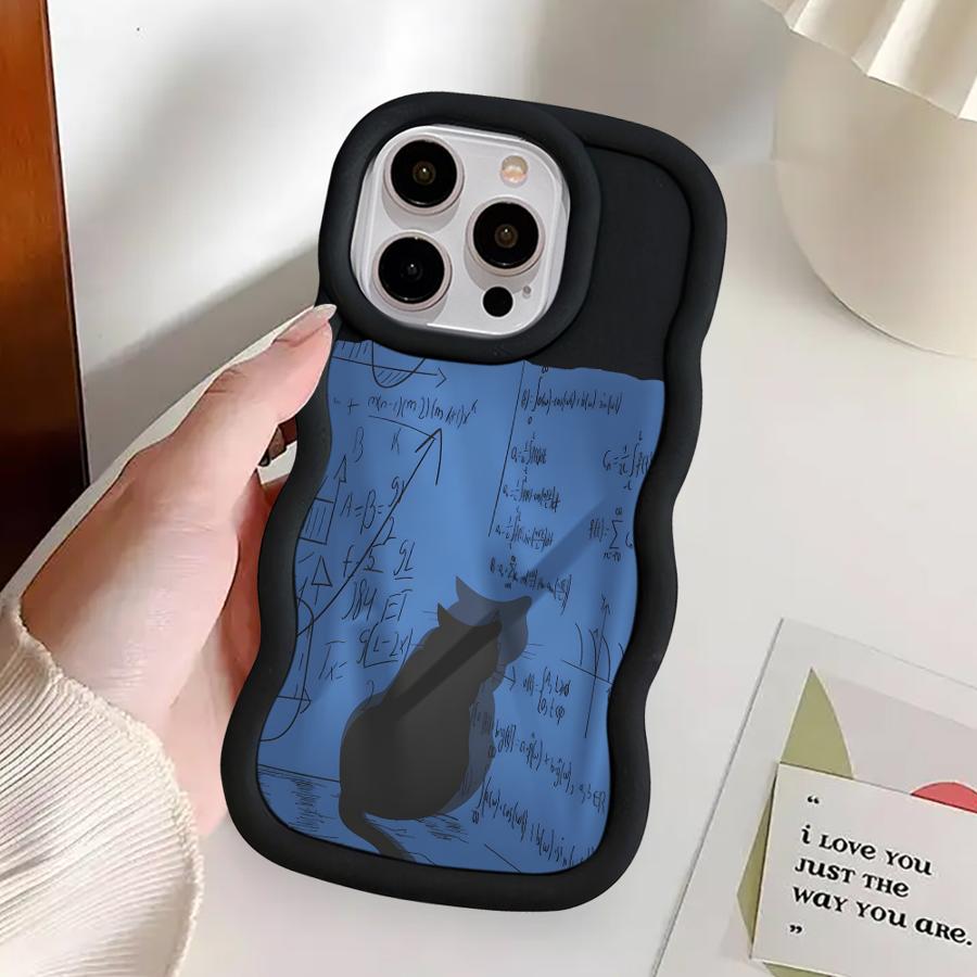 Think Cat Soft Phone Cover Case for iPhone 18 8 17 Air 11 16 Pro Max 15 Plus 12 XR 13 14