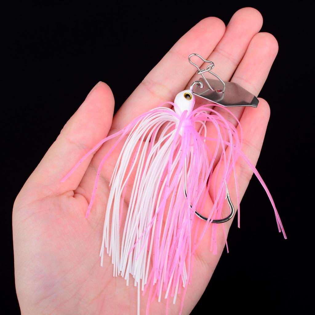 Realistic 8cm/11g Anti-Hang Spinner Lure for Fishing