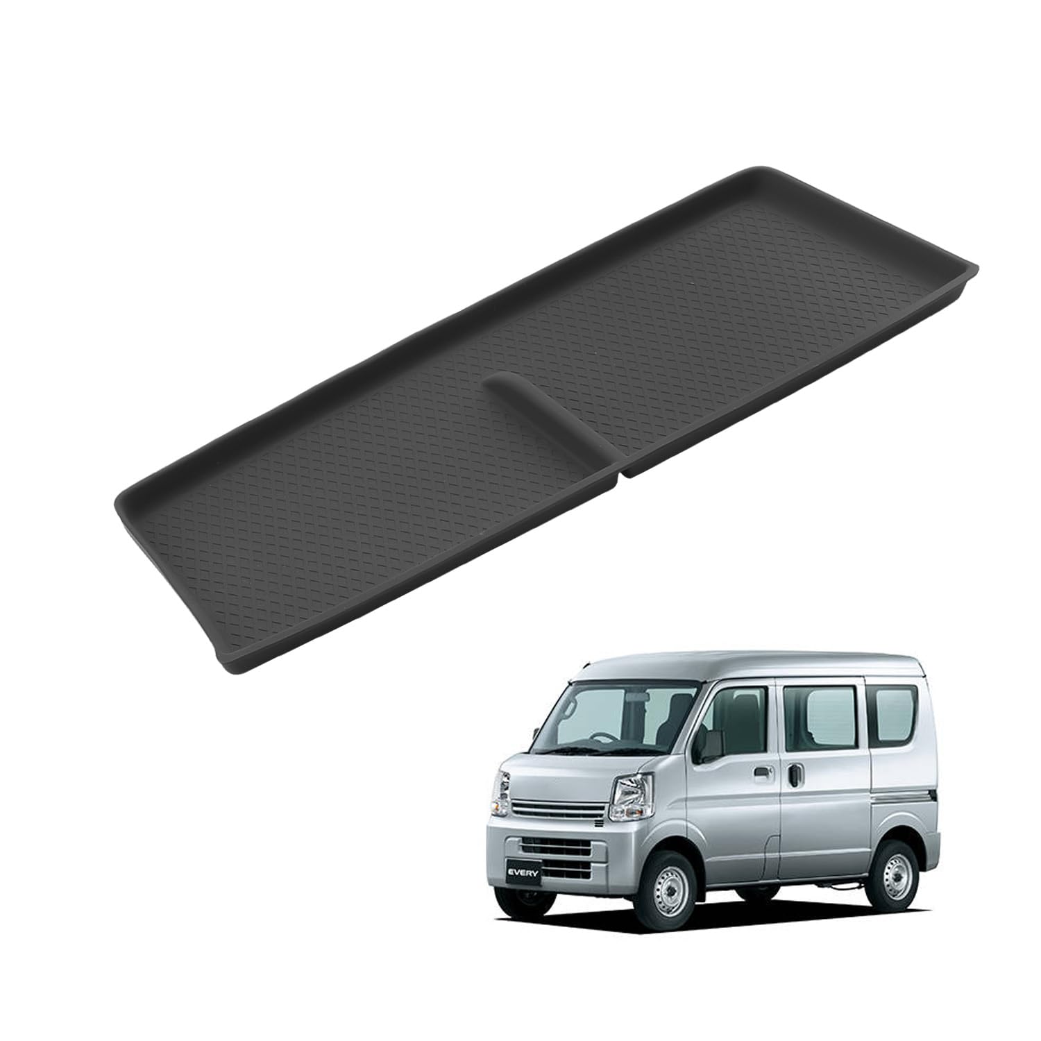 

HUAHAO Suzuki Every Wagon Эксклюзивная приборная панель, приборная панель пассажирского сиденья, автомобильное хранилище, мелкие предметы, царапины и пятна, легко чистить и Every Wagon Center чёрный