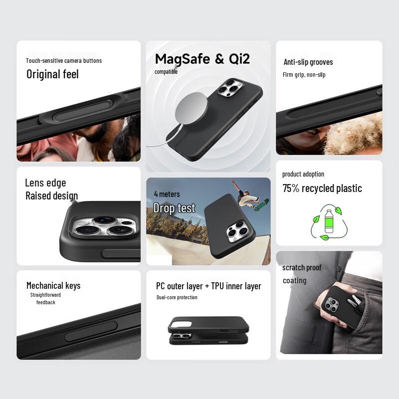 Belkin Magnetic Full-Coverage Phone Case for iPhone 17 Pro