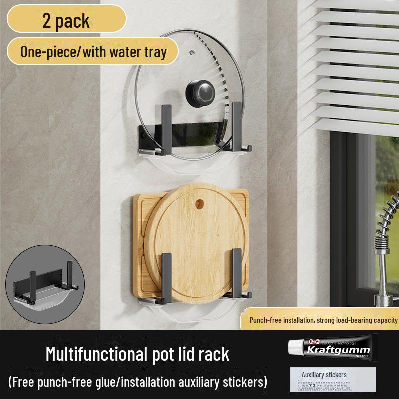 Punch-Free Kitchen Rack for Pots, Cutting Boards & More