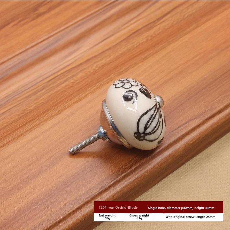 Modern American Ceramic Pumpkin Cabinet Handle
