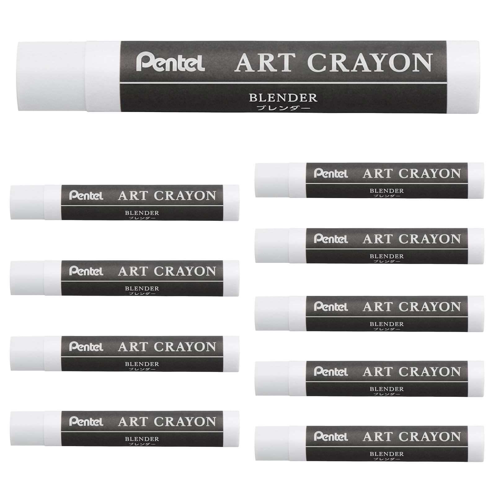 Пастель Pentel Art Crayons Blender, набор 10 шт. (PTACTBLD(10))