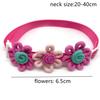 50/100pcs Cute Pet Dog Bow Tie Bright Color Flowers Pet Dog Puppy Bowties Neckties Dog Grooming Accessories Pet Products