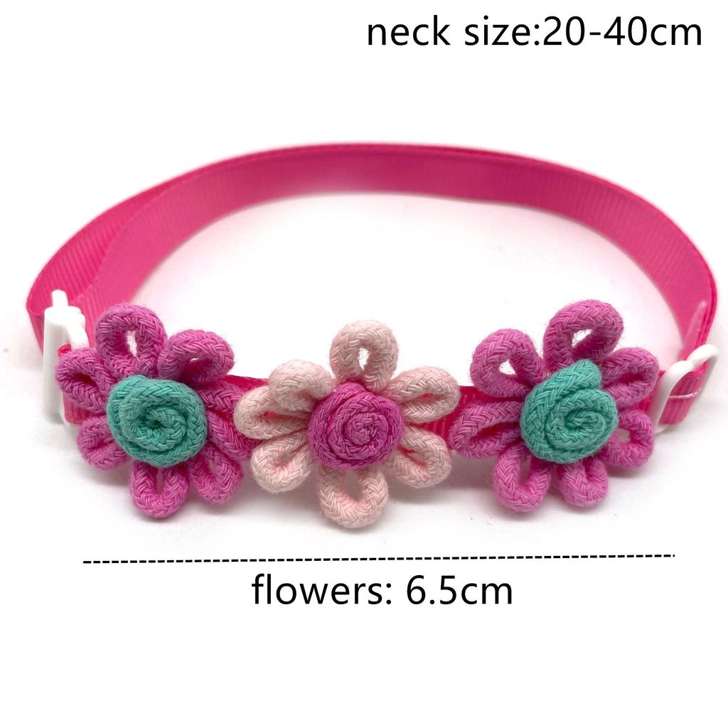 50/100pcs Cute Pet Dog Bow Tie Bright Color Flowers Pet Dog Puppy Bowties Neckties Dog Grooming Accessories Pet Products
