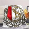 Standard Liège Logo FlAannel Blanket, High Quality Comfortable for All Seasons, Home Decor, Warmth and Comfort