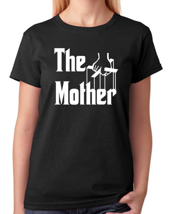 The Mother Top Godfather Parody Famous Film Tee Ladies T-Shirt 2XL